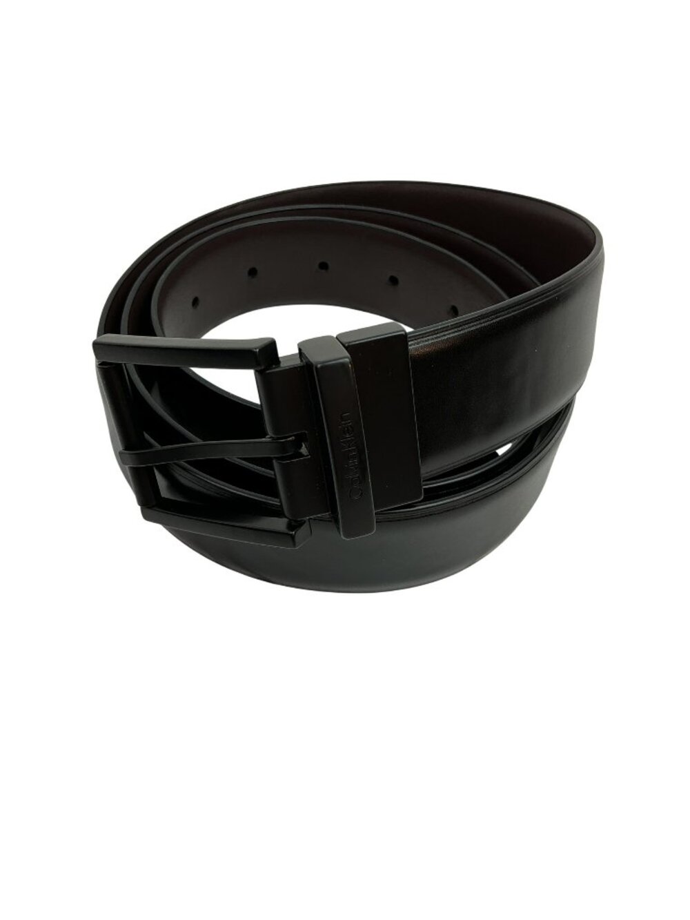 New Calvin Klein Reversible Genuine Leather Belt Mens Large 38-40 Black
